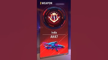 FINALLY INDIA TOP-1 DONE || INDIA TOP 1 AK47 TITLE || ACE KILL WITH AK47 GUN || #freefire #csrankd