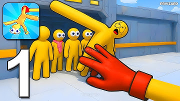 Grab Throw: Hit Annoying Guys - Gameplay Walkthrough Part 1 - Ragdoll Break Throw (iOS, Android)