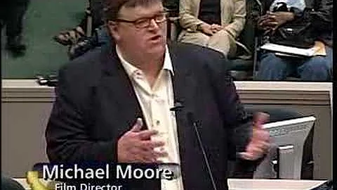 Part 1: Michael Moore @ Senator Kuehl's Legislativ...