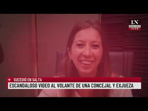 Polémica por el video al volante de una concejal y exjueza