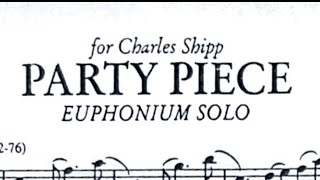 Party Piece Euphonium Solo By Philip Sparke Sheet Music