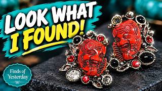 Vintage Jewelry Haul: Thermoset, Selro, Avon and Sterling Silver Found!