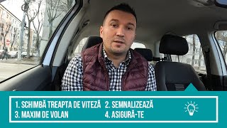 Manevre ușoare care pot deveni complicate la examenul auto