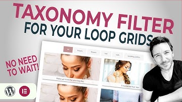 How to make a Filterable Loop Grid Tempate in Elementor