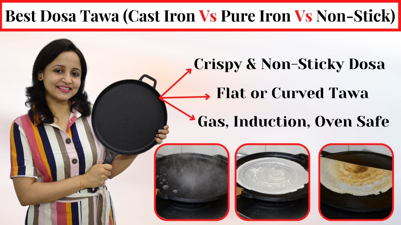 Cast Iron Dosa Tawa, Iron Dosa Tawa, Flat Dosa Tawa