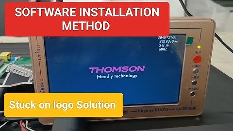 How to fix my Thomson TV stuck on logo | how to fix Thomson TV stuck on Google tv logo | Software