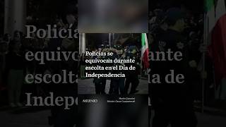 Policías se equivocan durante escolta por el Día de la Independencia en Tamazula, Jalisco