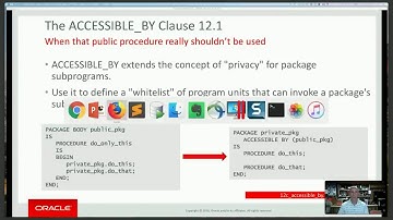 PL/SQL New Features in 12c and 18c by Steven Feuerstein
