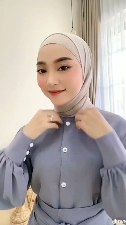 gamis polos simpel elegan | link di komentar