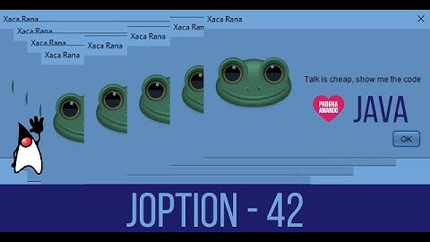 42 - Curso Programación JAVA - JOptionPane #alert #mensaje #modal