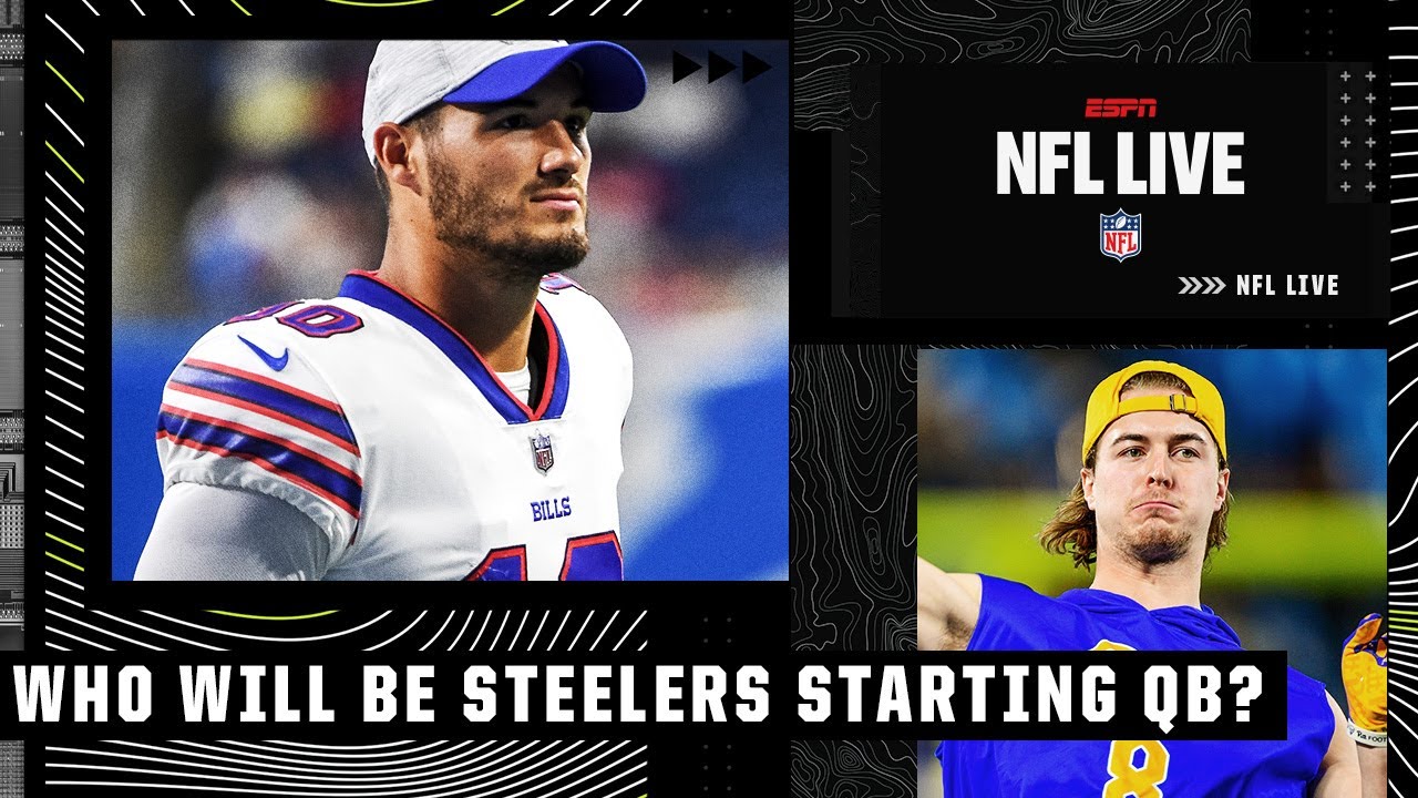 Mitchell Trubisky wins this job Mel Kiper on Steelers QB choice with