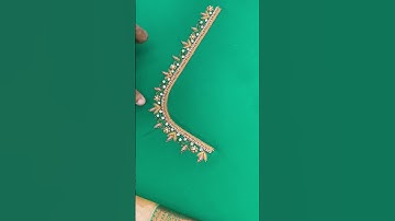 Blouse work customisation on process #aariwork#rekhadesigners#perundurai#bridalwork#bridalblouse