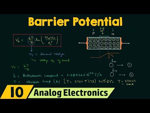 Video: Vad är potentiell barriär i pn junction diod?