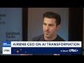 Airbnb is growing faster than competitors because of AI, says CEO Brian Chesky