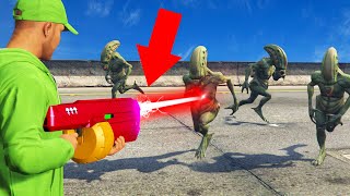 NEW $1,000,000 LASER ANTI ALIEN WEAPON! (GTA 5 DLC)