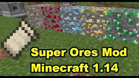 Super Ores Mod for Fabric Minecraft 1.14 Demonstration and Review