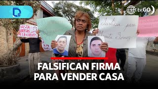 Mujer fue estafada por su vecino | Domingo al Día | Perú