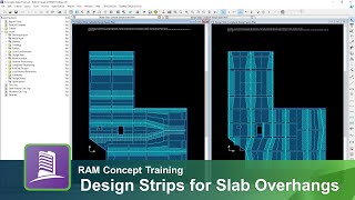 Modeling Design Strips at Slab Overhangs in RAM Concept