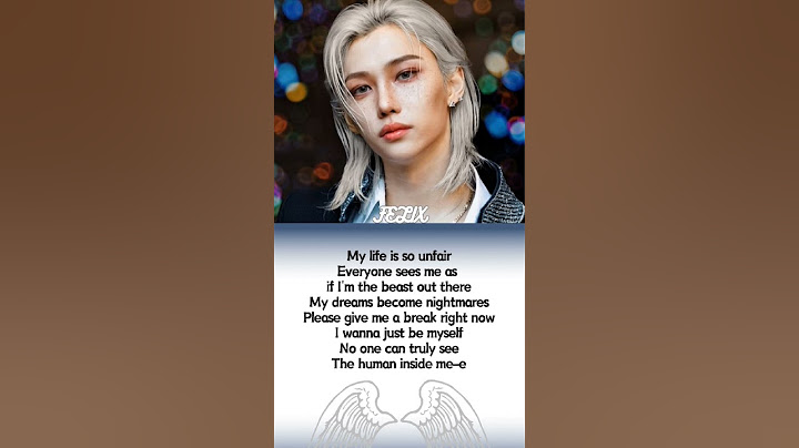 Felix -"Unfair"lyrics #skz #felix #unfair #lyrics
