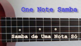 Solo Ukulele - Samba de Uma Nota Só (One Note Samba) - Kosei CHIBA chords