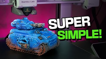 How To FDM Print a Tank ~ It