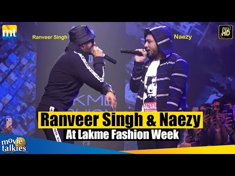 Ranveer Singh Turns Rapper @ Lakme Fashion Week 2019 ¦ Apna Time Aayega ¦ Gully Boy