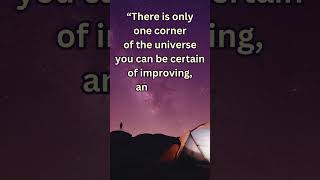 Uplifting and inspiring daily quote for Life and Love Introspection Aldous Huxley