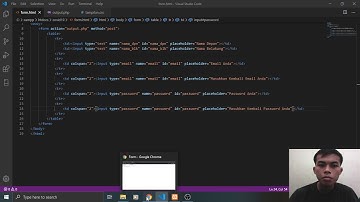 Tag Form pada HTML yang terhubung dengan PHP untuk menampilkan hasil inputan user