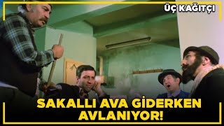 ÜÇ KAĞITÇI  | Sakallı Ava Giderken Avlanıyor