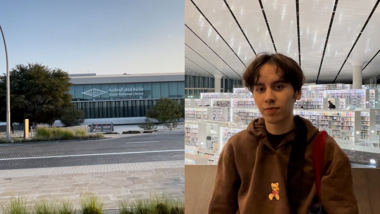 Беренче тапкыр **Qatar National Library** китапханәсендә.