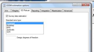 New in Stata 14: Survey data support for generalized SEM