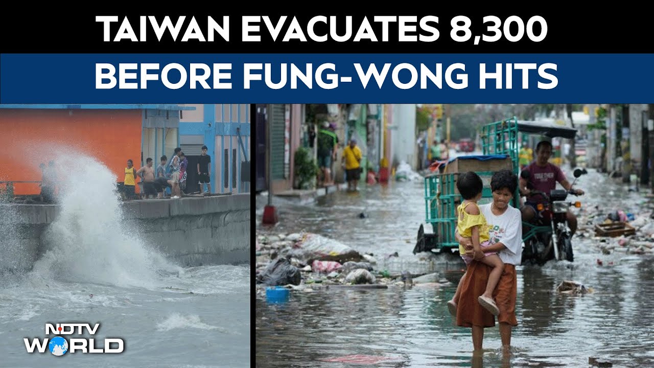 Taiwan Storm | Taiwan Evacuates 8,300 & Shuts Schools Before Tropical Storm Brushes Island