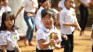 Trường Tiểu Học Nguyễn Huệ | Nhảy Flashmob Chiến Binh Xanh Bảo Vệ Môi Trường