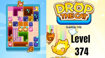 Drop The Cat Level 374 Walkthrough Solution 