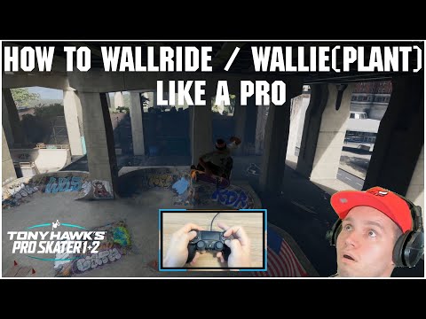 "THPS1+2 How To Wallride / Wallie(plant) Like A Pro!"