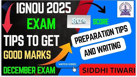 How to Score 80% in IGNOU December Exam 2025 | Tips How to Cover whole Syllabus within a days #ignou