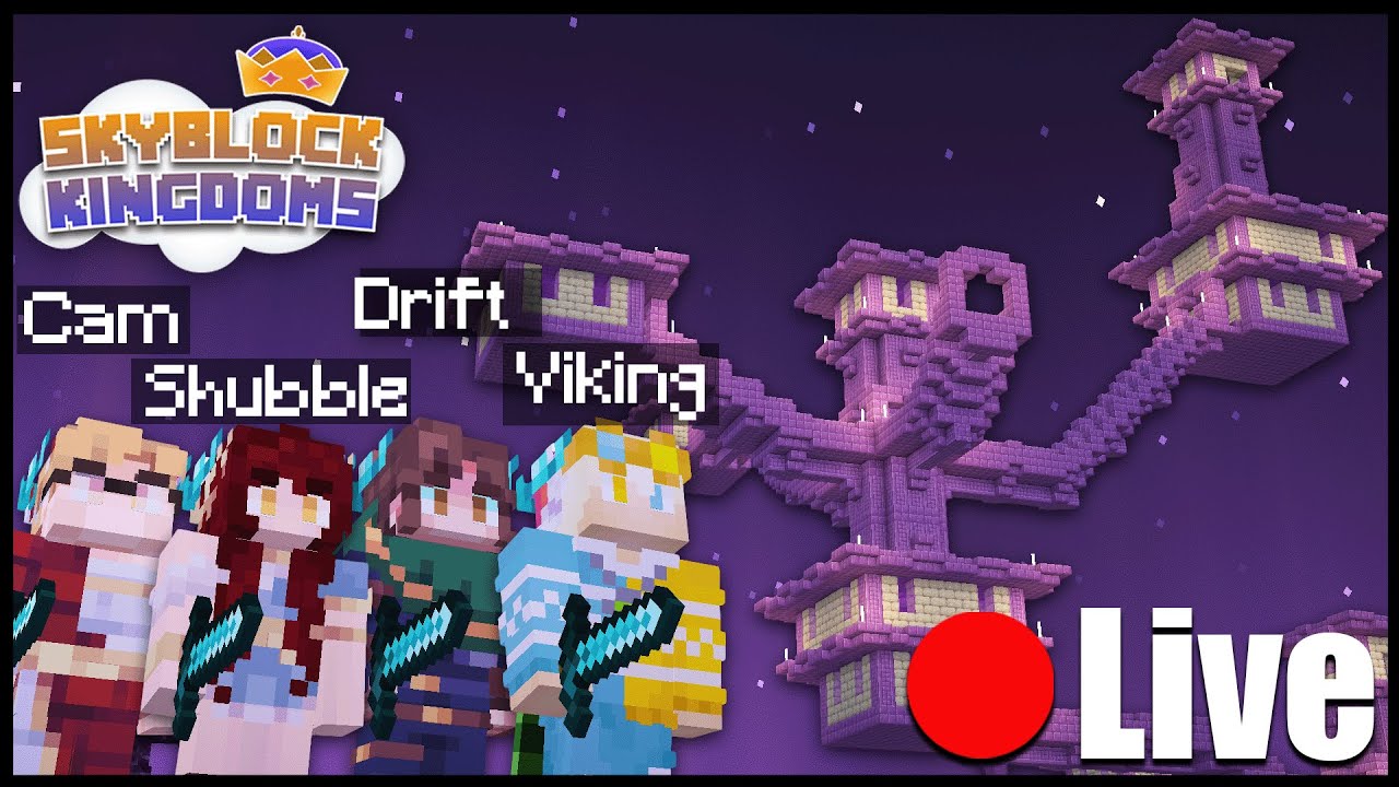 End Busting with Shubble, infinitedrift, and Cambam010 on Skyblock Kingdoms!