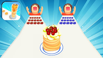 Pancake Run All Levels Mobile Walkthrough Gameplay 🥞 Max Level Video Game 🥞 iOS, Android