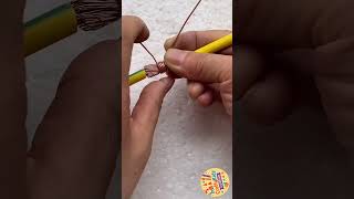 Easy Way to Join Electric Cable with Soft Wire | Safe DIY Electrical Fix | CraftyKidz Corner screenshot 1