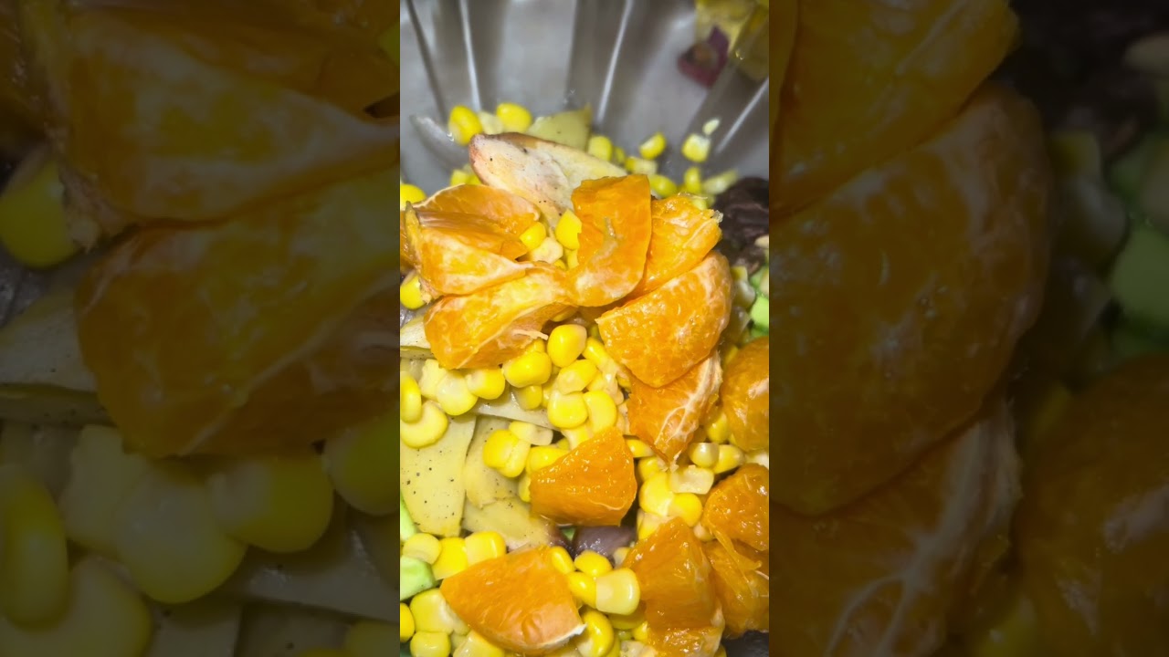 ‏خضار مع الفواكه بالقلاية الهوائية سهلة وبسيطة