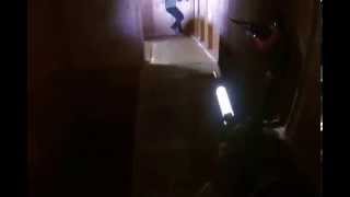 Kid throws airsoft gun after getting shot