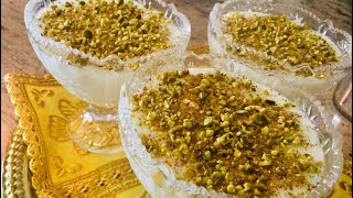 ⭐️الأرز بحليب ( الأرز باللبن)⭐️ بقوام كريمي وطعم خياااال#Sweet milk rice##حلى بارد لرمضان#