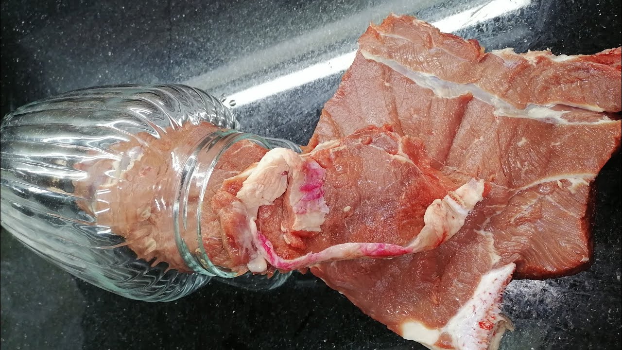 حفظ اللحمة من السنة للسنة بدون فريزر