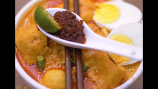 Curry Laksa Noodles Recipe (very creamy)  /  Resipi Kari Laksa