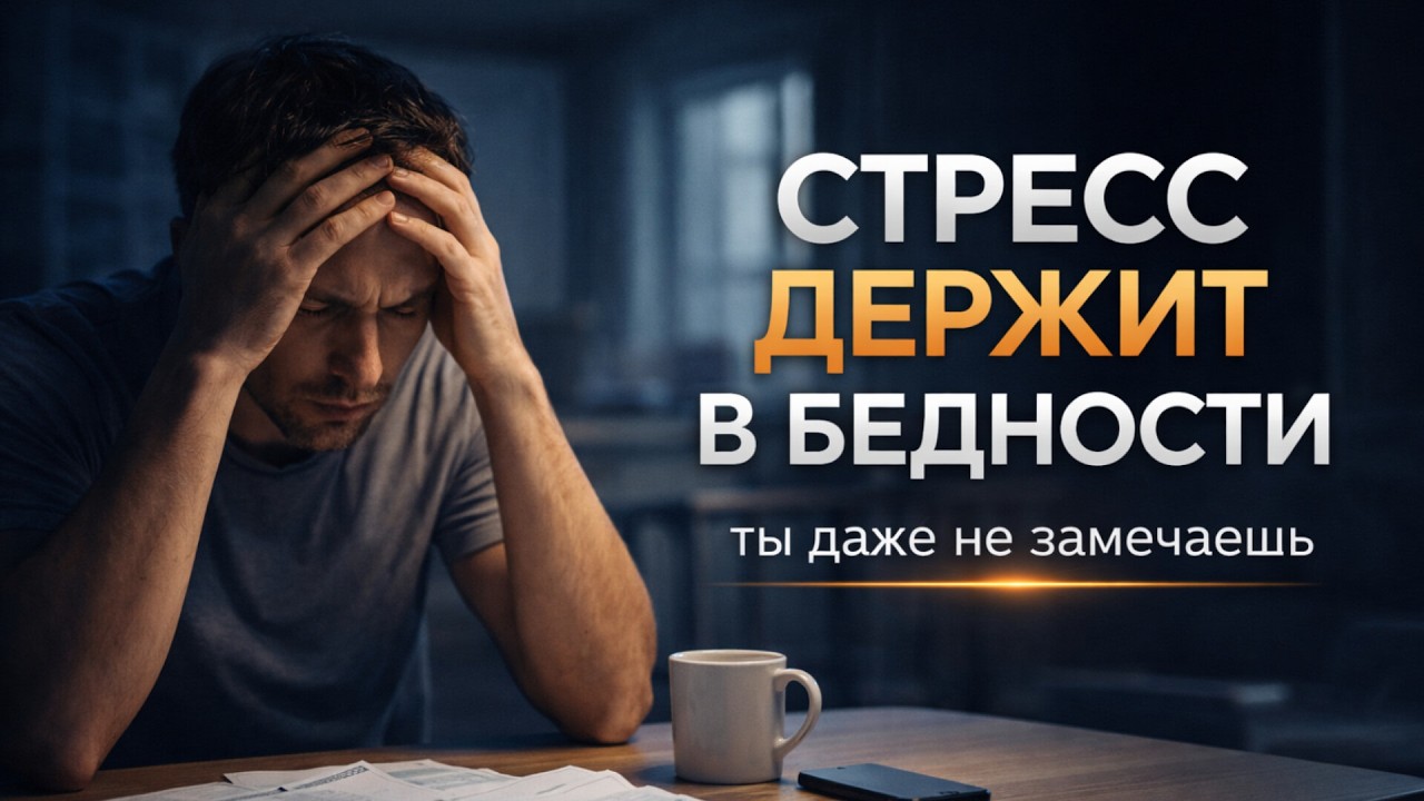 Стресс держит в бедности