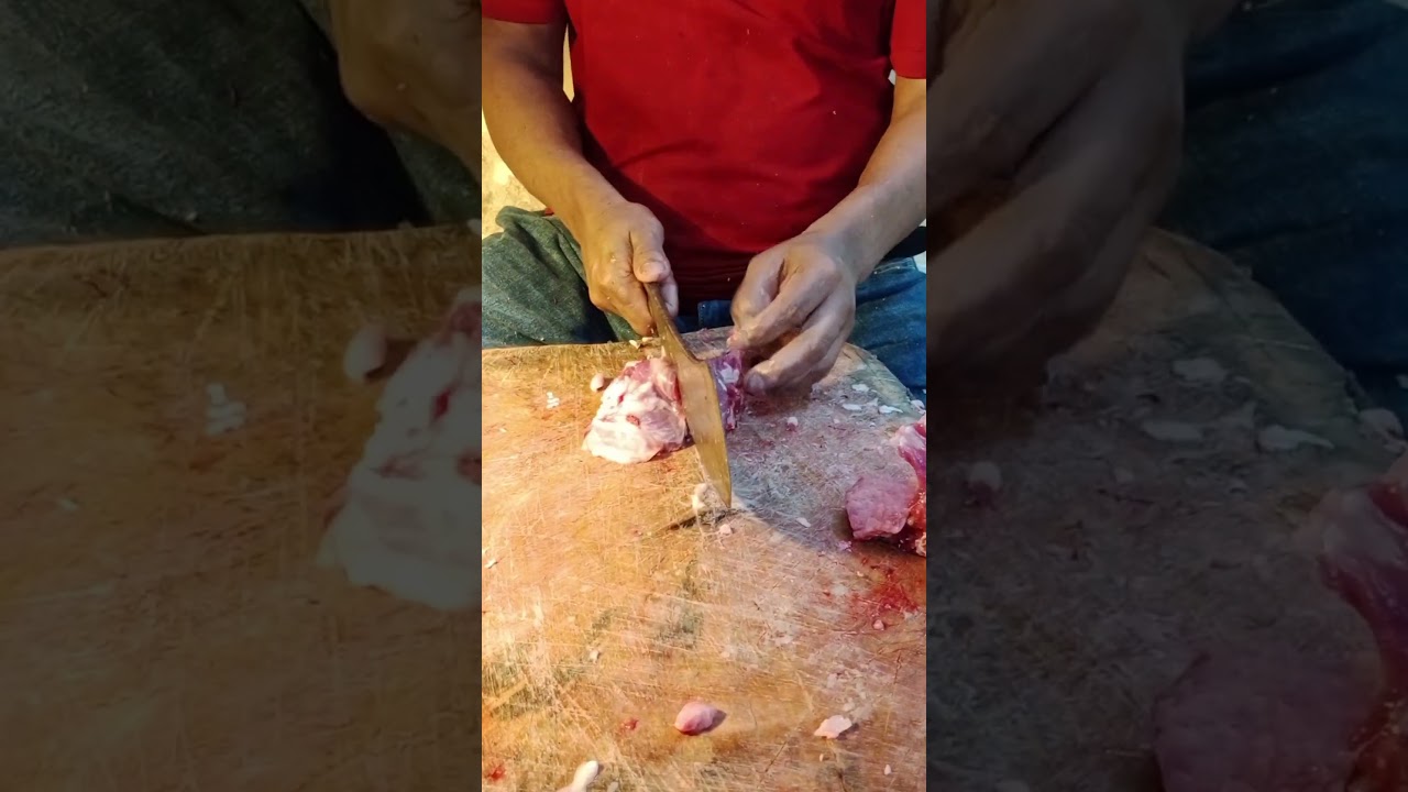 Juicy Goat Meat Process 