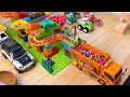 Marble Run ASMR Race ☆ HABA Slope | Dump Truck | Truck Oleng  #Excavator #Telolet #marblerun 