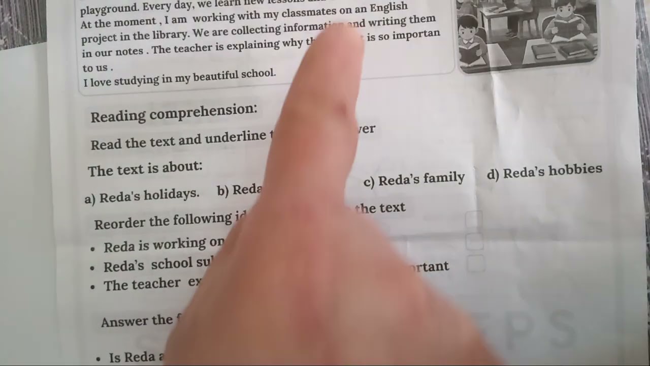 مراجعة انجليزية أولى متوسط /الفصل الثاني