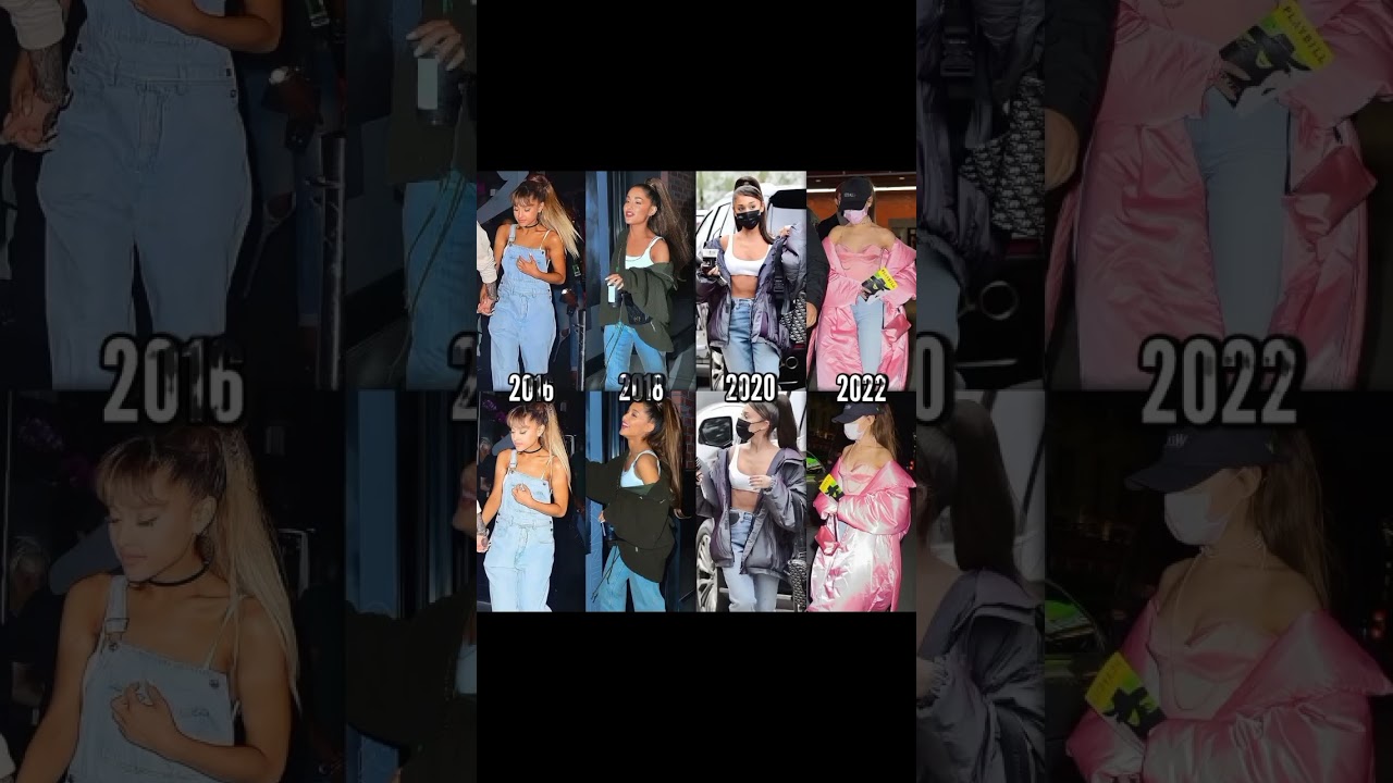 Ariana Grande fashion evolution 