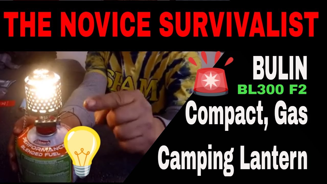 Bulin Compact Gas Camping Lantern -  Best gas lantern